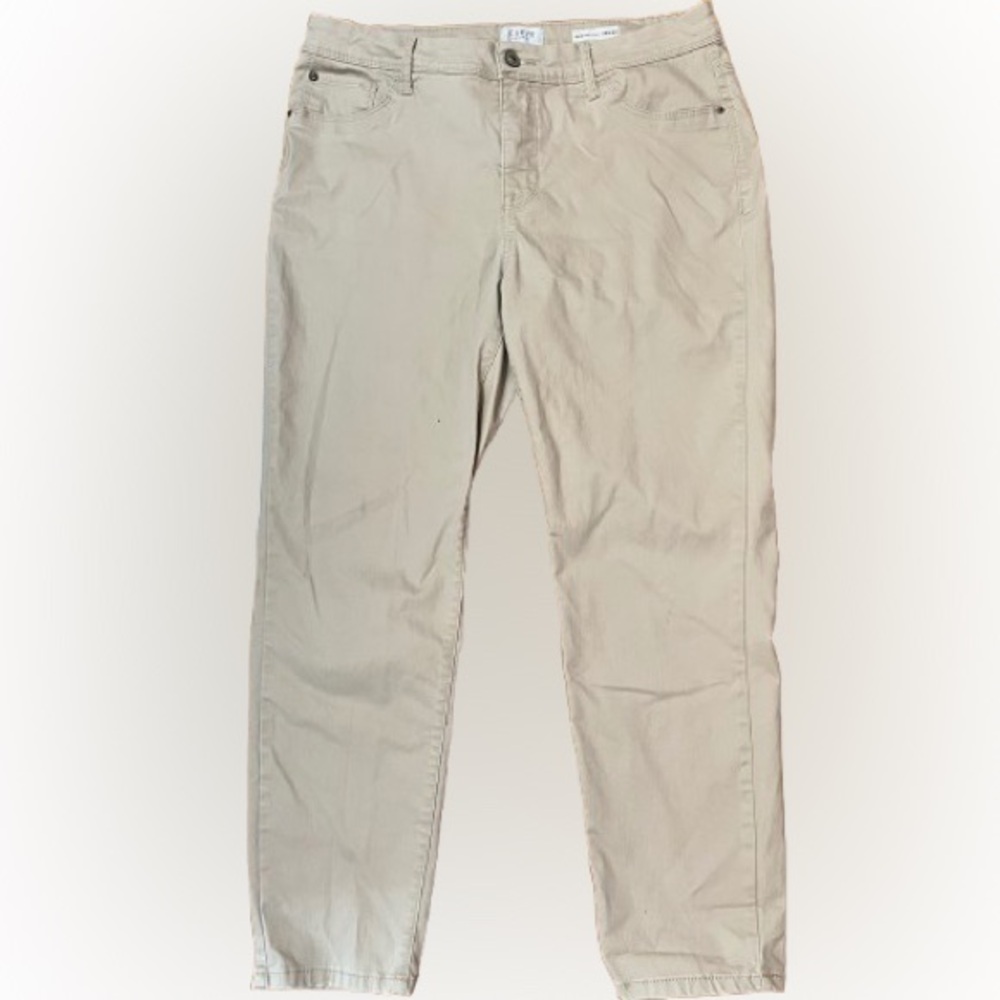 Curve Appeal Minimalist Jegging Light Beige Jeans Size 32